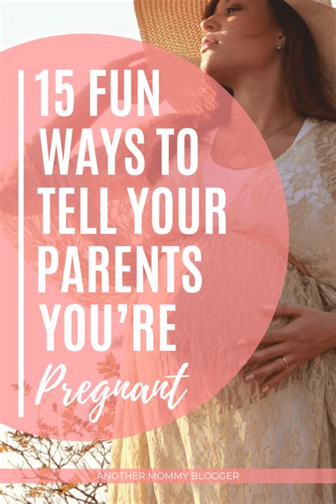 ideas for telling parents your pregnant